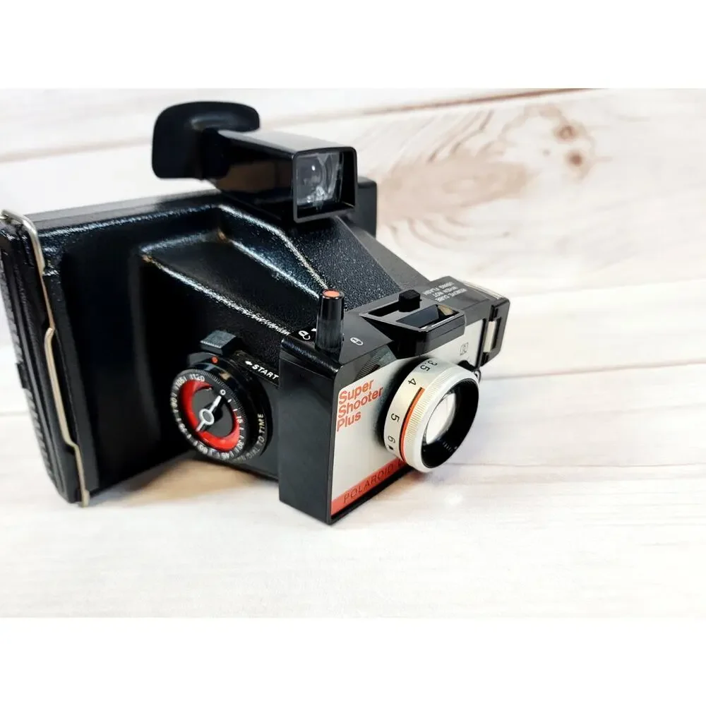 Vintage Polaroid Super Shooter Plus Land Camera With Case 1970s